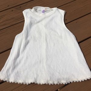 Soft lace tank top